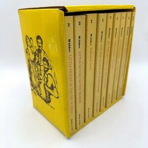 Little House Books Box Set 9 Harper & Row Paperback Laura Ingalls Wilder 1981
